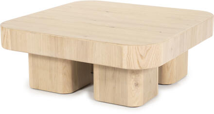 Eleonora Salontafel 'Harmonie' Eiken, 80 x 80cm, kleur Naturel - 80 x 80 cm