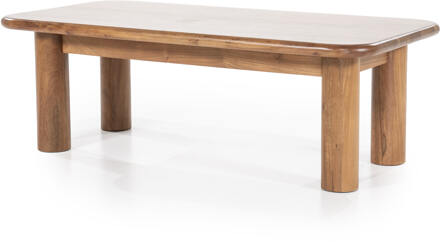 Eleonora Salontafel 'Julian' Acaciahout, 120 x 60cm Bruin - 120 x 60 cm
