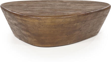 Eleonora Salontafel 'Mila' Organisch, Mangohout, 107 x 78cm, kleur Bruin - 107 x 78 cm