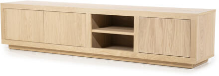 Eleonora TV-meubel 'Helsinki' Eiken, 200cm, kleur Naturel - 200 cm