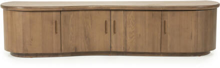 Eleonora TV-meubel 'Josh' Eiken, 180cm, kleur Bruin - 180 cm