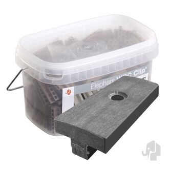 Elephant Bevestigingsclips Voor Terrasdelen Grijs 100 Stuks