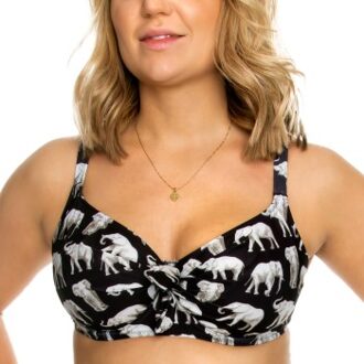 Elephant Dolly Bikini Bra Versch.kleure/Patroon,Zwart - E 70,DD 80,FF 75,FF 80