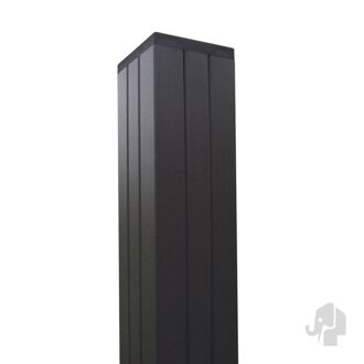 Elephant Metalen Tuinpaal - Aluminium Paal - Antraciet - 68x68mm X 270cm