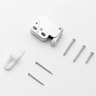 Elephant nose roller catches door stopper cupboard cabinet pulley groove Spring touch latch Furniture Hardware