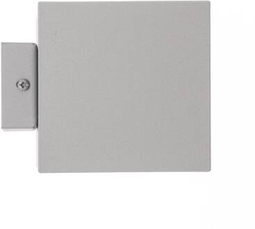 Elestren wandlamp, hoekig, grijs grijs mat