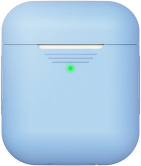 Elevate Protective Silicone Case voor de Apple AirPods 1 / 2 - Baby Blue Lichtblauw - One size
