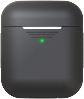 Elevate Protective Silicone Case voor de Apple AirPods 1 / 2 - Black Zwart - One size
