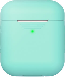 Elevate Protective Silicone Case voor de Apple AirPods 1 / 2 - Diamond Blue Turquoise - One size