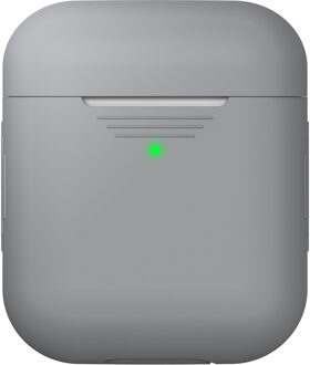 Elevate Protective Silicone Case voor de Apple AirPods 1 / 2 - Earl Grey Lichtgrijs - One size