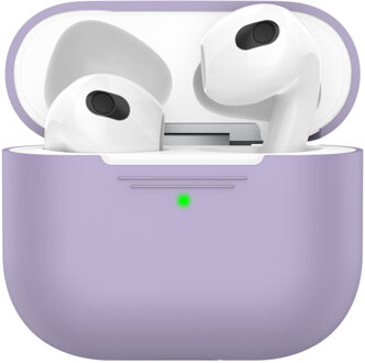 Elevate Protective Silicone Case voor de Apple AirPods 3 (2021) - Lavender Lila - One size