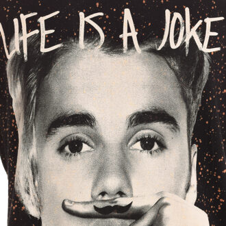 ELEVEN PARIS Heren t-shirt met korte mouwen en ronde hals 17S1TS238 - maat Zwart