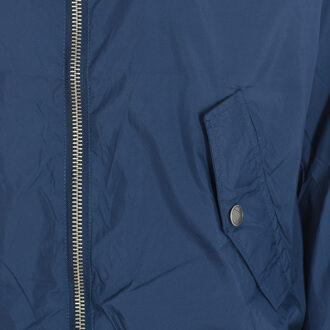 ELEVEN PARIS JAIRUS jas met verborgen capuchon en rits 17S1OU02 man Blauw - S