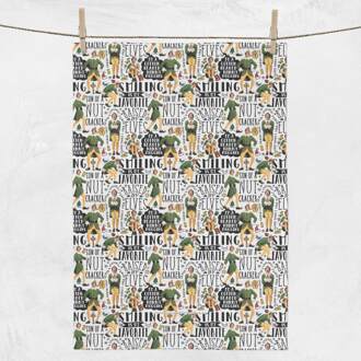 Elf Buddy Quotes Tea Towel