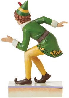 Elf by Jim Shore Smiling is my Favourite (Buddy in Crouching Pose Figurine) (14.5cm)