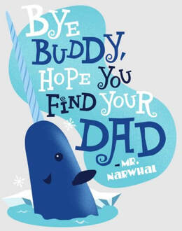 Elf Bye Buddy Women's Christmas T-Shirt - Grey - 4XL Grijs