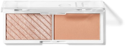 elf Highlighter elf Bite Size Face Duo White Peach 4,6 g