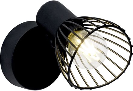 ELHI - Wandlamp - Zwart