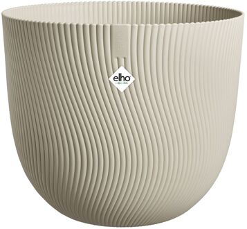 ELHO Bloempot Sereh Rond Paddenstoel Beige ⌀39xh33cm