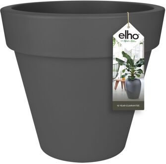 ELHO Pure Round Bloempot 40 cm Antraciet Grijs