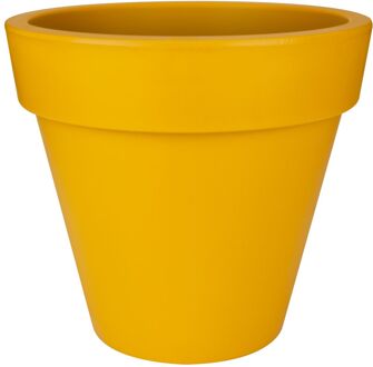 ELHO Pure Round Bloempot 50 cm Geel