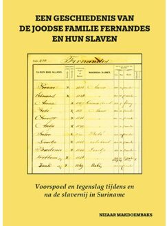 Elikser B.V. Uitgeverij Een Geschiedenis Van De Joodse Familie Fernandes En Hun Slaven - Nizaar Makdoembaks