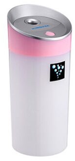 Elimineren Vermoeidheid Accessoires Thuis Kantoor Luchtzuivering Usb Oplaadbare Anion Met Licht Aromatherapie Mute Auto Luchtbevochtiger Roze