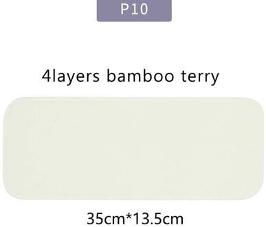 Elinfant 10Pcs 4 Lagen Bamboevezel Luier Insert Herbruikbare Supre Zachte Baby Luier Insert 35X13Cm Voor doek Luier & Covers