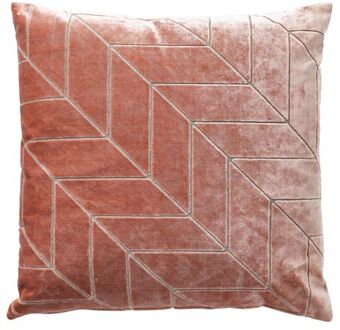 ELISA - Kussenhoes velvet - 45x45 cm - Muted Clay - roze