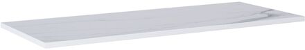 Elita Wastafelblad 120cm Calacatta Marmer Wit