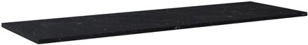 Elita Wastafelblad 160cm Marquina Natuursteen Mat Zwart