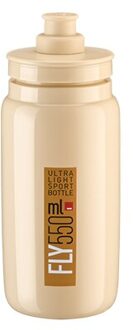 Elite Fly Water Fles Fietsen Sport Racefiets Mtb 550Ml Bpa Gratis Tdf Gym Run Drinken Plastic Bidon goud