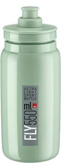 Elite Fly Water Fles Fietsen Sport Racefiets Mtb 550Ml Bpa Gratis Tdf Gym Run Drinken Plastic Bidon groen