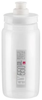 Elite Fly Water Fles Fietsen Sport Racefiets Mtb 550Ml Bpa Gratis Tdf Gym Run Drinken Plastic Bidon transparant