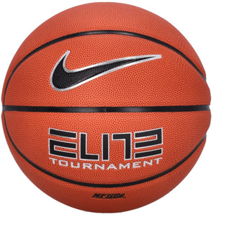 Elite Toernooi Basketbal Amber/Zwart/Zilver Nike , Orange , Unisex - ONE Size