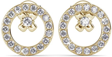 Eliza oorbellen - Goud en kristal