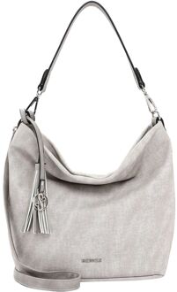 Elke Handtas M light grey Damestas Grijs - H 28 X B 36 X D 14
