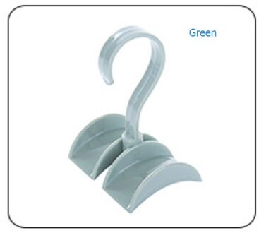 Elke Hoek Rotatie Closet Organizer Staaf Hanger Handtas Opslag Purse Opknoping Rack Houder Haak Tas Kleding Hanger Groen