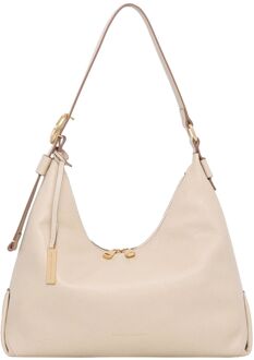 Elke Shoulderbag limestone schoudertas dames Beige - H 30 x B 36 x D 14 cm