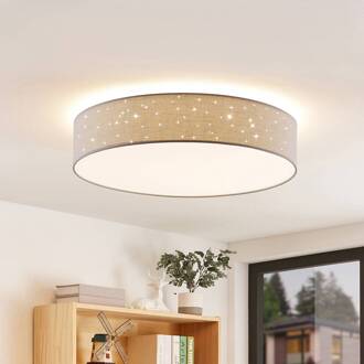 Ellamina LED plafondlamp, 60 cm, lichtgrijs