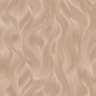 ELLE Decoration Vinylbehang Waves - Roze - 10,05 M X 53 Cm