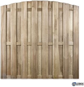 ELLE Houten Schutting - Excellent - Grenen - Groen Geïmpregneerd - Getoogd - 180x180cm - Fsc/pefc