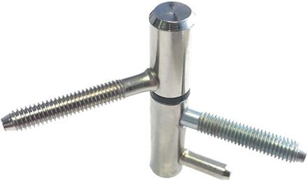 ELLE Inboorpaumelle - Vernikkeld Staal - 14x75 Mm - 6 Stuks