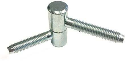 ELLE Inboorpaumelle - Verzinkt Staal - 40x16 Mm - 2 Stuks