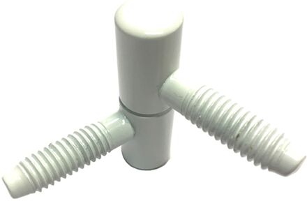 ELLE Inboorpaumelle - Wit Staal - 35x11 Mm - 2 Stuks