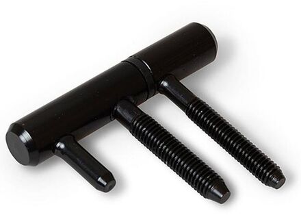 ELLE Inboorpaumelle - Zwart Staal - 14x75 Mm - 2 Stuks