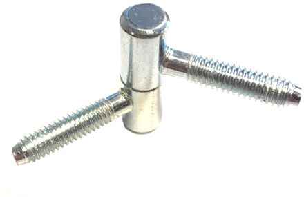 ELLE Meubelinboorpaumelle - Verzinkt Staal - 9x30 Mm - 2 Stuks