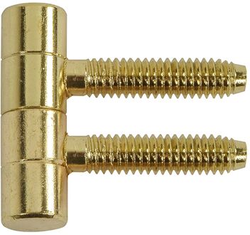 ELLE Meubelpaumelle 9x30mm Vermessingd 2 Stuks