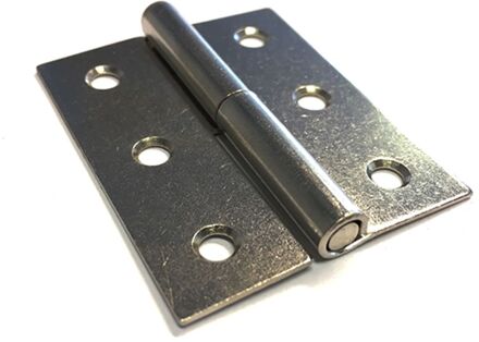 ELLE Meubelpaumelle - Vernikkeld Staal - 50x40 Mm - 2 Stuks