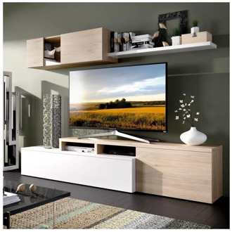 ELLE model KIT living room furniture in bright white and gray COLOR